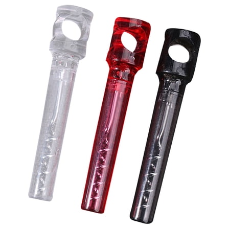 GOOHOCHY Bottle Opener Tool Wine Cork Remover Plastic Handle Transparent 1 Set