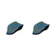 thumbnail image 4 of Qarigey Sombrero de cubo Patrón de frutas al aire libre Sombrilla Sombreros de pescador Piña azul Piña azul 56-58cm 2piezas, 4 of 6