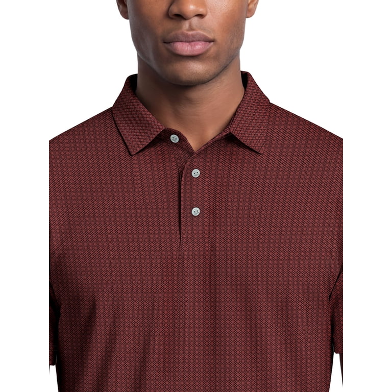 Ben Hogan Performance Men's Two Color Jacquard Polo photo 4