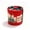 Red, variant on Christmas Eve Gift Box Green Cylindrical Paper Bucket with Ribbon Bow Xmas Town Print Candy Chocolate Container Party Favor