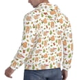 thumbnail image 6 of Balery Squirrel And Mushroom Pattern Mens Hoodie Kangaroo Pocket Hoodie Pullover Hooded Sweatshirt Ideal for Daily Wear Travel and Home-Large, 6 of 7