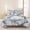 Gray Snow Black, variant on 3 Pieces Queen Quilt Set,Abstract Marble Stone Texture Soft Bedding Sets with 1 Quilt & 2 Pillow Shams,Natural Crack Gray Rock Summer Bedspread Lightweight Coverlet Comforter for All Season