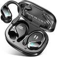 thumbnail image 1 of Auricular Inalámbrico 75 Horas Auriculares Bluetooth 5.3 IP7 Resistente Al Agua para Deportes Auriculares Inalámbricos para Correr con Micrófonos con Cancelación de Ruido Auriculares con Graves Profundos sobre la Oreja con Ganchos para las Orejas para Gimnasio de Entrenamiento Android iOS, 1 of 7