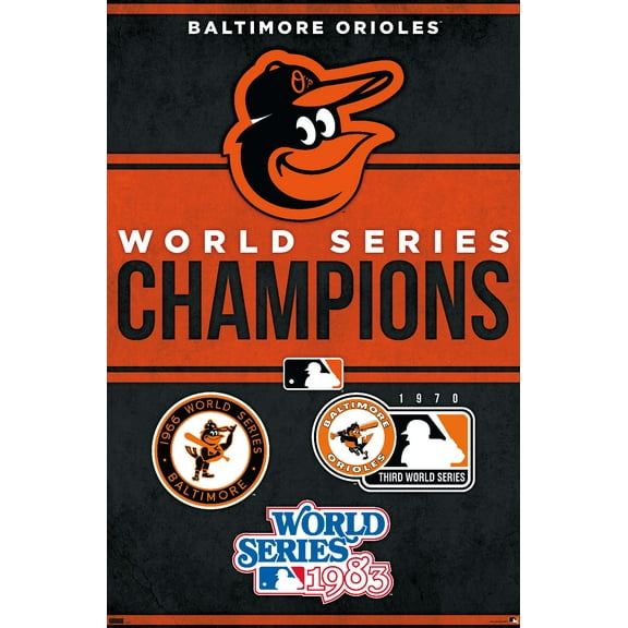 MLB Baltimore Orioles - Champions 23 Wall Poster, 22.375" x 34"