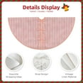 thumbnail image 5 of Kll Pink Stripes Christmas Tree Skirt 36",Party Decorations Farmhouse For Christmas Decorations Holiday Party, 5 of 8