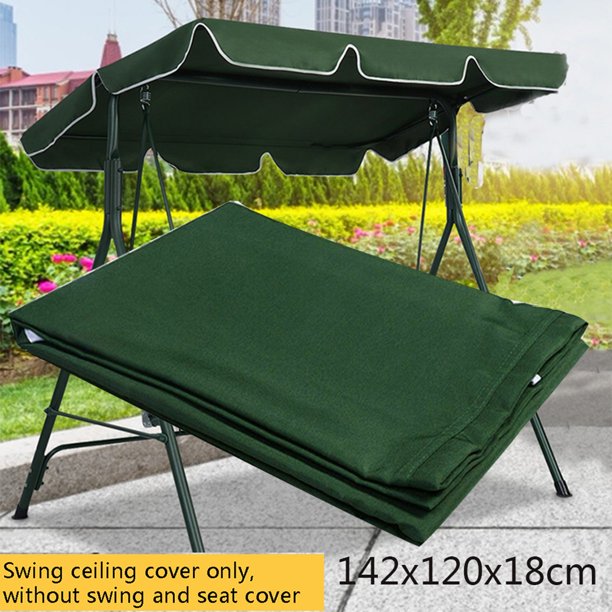 Swing Top Cover Canopy Replacement Porch Patio Outdoor 3 Person Swing