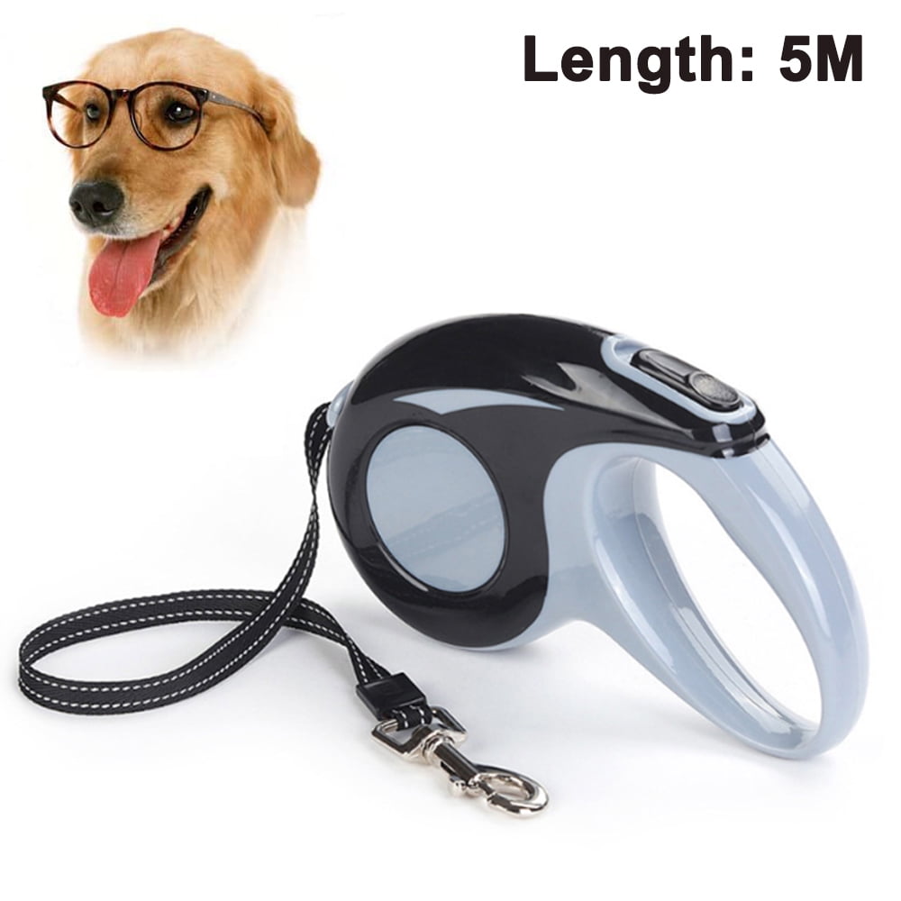 Medium All Pet Solutions Retractable Dog Lead Extending Leash 25 kg Blue Size 5M