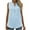 Blue, variant on Njoeus Womens Tank Tops Collared V Neck Sleeveless Work Dressy Blouses Summer Tshirts Loose Tunic Tops Business Casual Tops for Women S-XXL