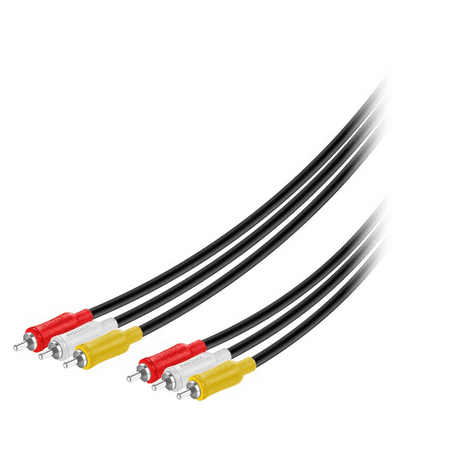 Insignia™ - 12' Composite A/V Cable - Black