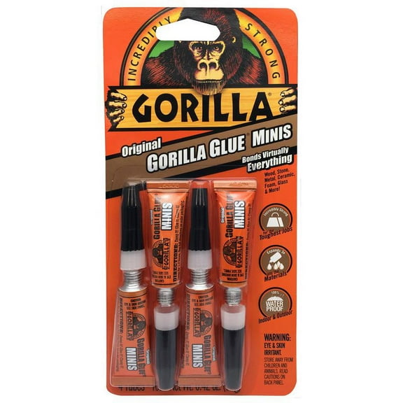 6 Pc, Gorilla High Strength Glue Original Gorilla Glue 0.42 Oz