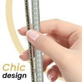 thumbnail image 2 of 1/2" Hot Fix Pearl Rhinestone Banding Trim by the yard (Sold by the Yard), 2 of 5