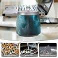 thumbnail image 5 of Wolf Lightning Clouds Ashtray with Lid Smell Proof Cigarette Ashtray Stainless Steel Smokeless Ash Holder for Indoor Outdoor, 5 of 7