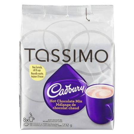 Les Paquets De Chocolat Chaud De Tassimo Boivent Des Cosses Sur Un