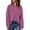 Purple, variant on CASSIE LIZ Plus Size Sweaters Womens Quarter Zip Pullover Fall Fashion Oversized Solid Winter Dressy (XL-5XL)