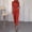 Red, variant on Blazers Set for Women Dressy Summer One Piece Sleeveless Ruffle Mock Neck Belt Pockets Formal Wide Leg Pants Romper