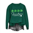 thumbnail image 4 of Lolmot Fleece Lined Sweatshirt for Women St Patrick’s Day Shirt St. Patrick's Day Shamrocks Shirt Shenanigans Funny Letter Print Graphic Sweatshirt Casual Crewneck Long Sleeve Pullover Tops, 4 of 4