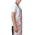 thumbnail image 2 of Goofa Cartoon Hearts Printed Waterproof Apron 33" Chef Aprons for Men Heavy Duty Chemical Work Apron Adjustable Bib Apron, 2 of 9