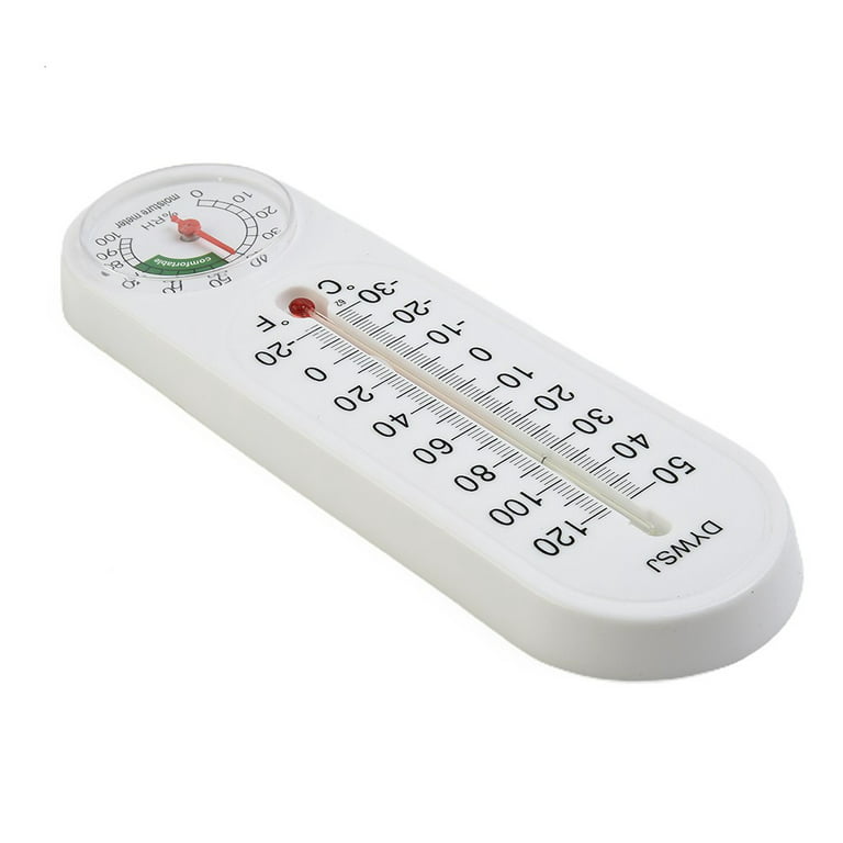 BALRAMA 9inch Long Big Size Wall Hung Room Thermometer Indoor Outdoor Green  House Garden Garage Green Home Kitchen White Temperature Meter Gauge  Analogue Plastic Instant Read Thermocouple Kitchen Thermometer Price in  India 