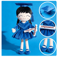 thumbnail image 5 of 5'' Graduation Doll-Blue Plush Toy with Cap & Gown - Preschool Kindergarten Graduation Gifts for Girls, Class of 2026 Milestone Keepsake, 5 of 5