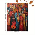 thumbnail image 3 of Jazz Band Abstract Canvas Print Wall Decor for Living Room Bedroom Dining Room Office Music Studio, 3 of 8