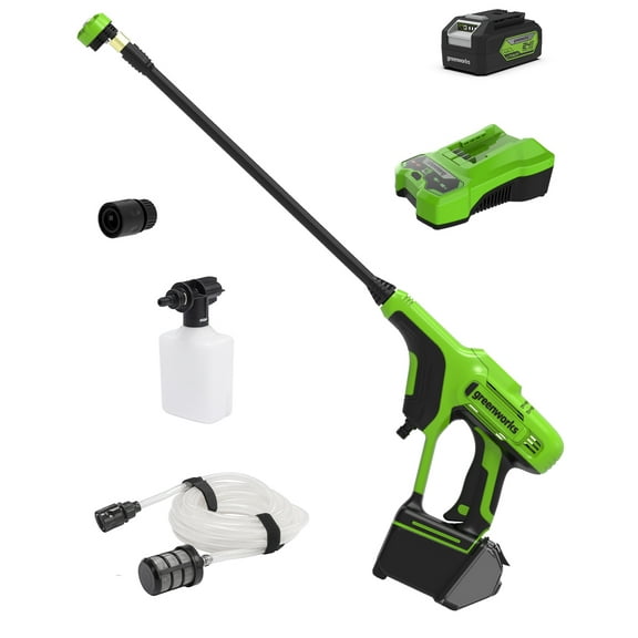Greenworks 24V 600-PSI Cordless Power Cleaner with 4.0 Ah USB Battery & Charger 5119802