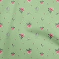 thumbnail image 1 of oneOone Silk Tabby Sea Green Fabric Floral Sewing Craft Projects Fabric Prints By Yard 42 Inch Wide, 1 of 4