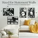 thumbnail image 4 of Arte de pared OUR NEST Arte lineal 3D de metal abstracto negro (16 x 11) cm, 4 of 7