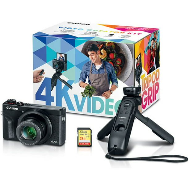 Canon PowerShot G7 X Mark III 20.1MP Digital Camera 4K Video Creator Kit