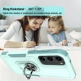 thumbnail image 4 of for Samsung Galaxy S23 Case with Tempered Glass Screen Protector,Heavy-Duty Tough Rugged Phone Case Cover with Ring Holder Kickstand for Galaxy S23 5G (6.1", 2023) [Mint Green], 4 of 13