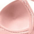 thumbnail image 6 of Amidoa Womens Bras Large Bust Wire-Free Pink Push-up Solid Full-Figure Bra Women's Lingerie XL, 6 of 6
