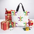 thumbnail image 6 of Pofeuu Mardi Gras Carnival1 Print Tote Bag for Women,Hobo HandBags with Zipper,Large Capacity Casual Shoulder Handbags with Inner Pockets, 6 of 7