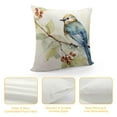 thumbnail image 4 of JEUXUS  Throw Pillow Covers Fall Farmhouse Birds Leaves Print Green Decorative Pillows for Couch Outdoor Pillows Case, for Living Room Bedroom Cushion Covers for Home Decor, 4 of 5