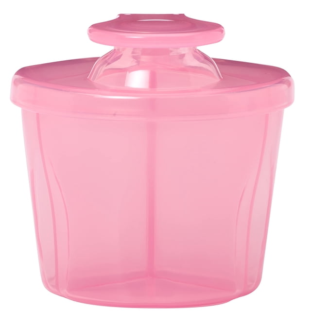 Dispensador de fórmula Dr. Brown's Baby con tapa a presión, color rosa