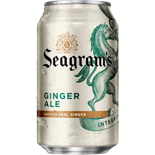 Seagram's Ginger Ale 12 oz Cans *24 Pack