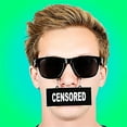 thumbnail image 2 of Censored Sunstache Moustache Sunglasses Shades Costume Accessory, 2 of 2
