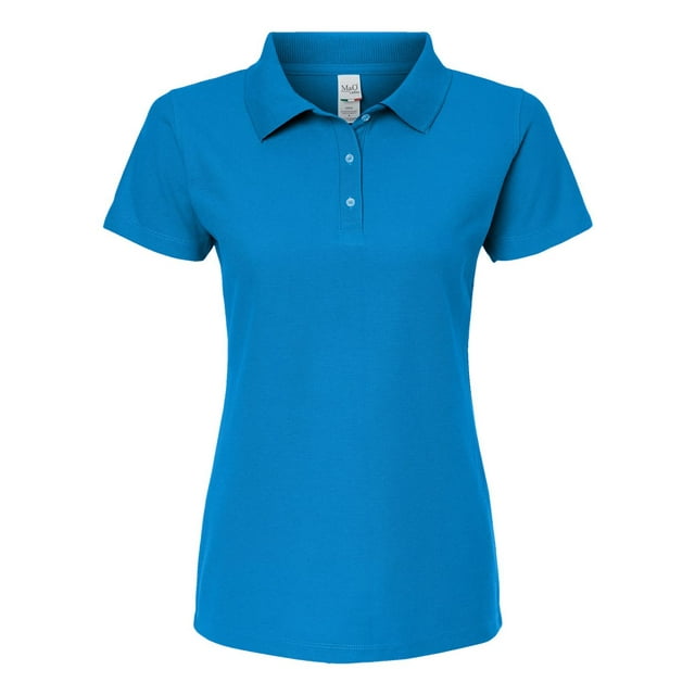 M&O 7007 Polo Doux au Toucher pour Femmes
