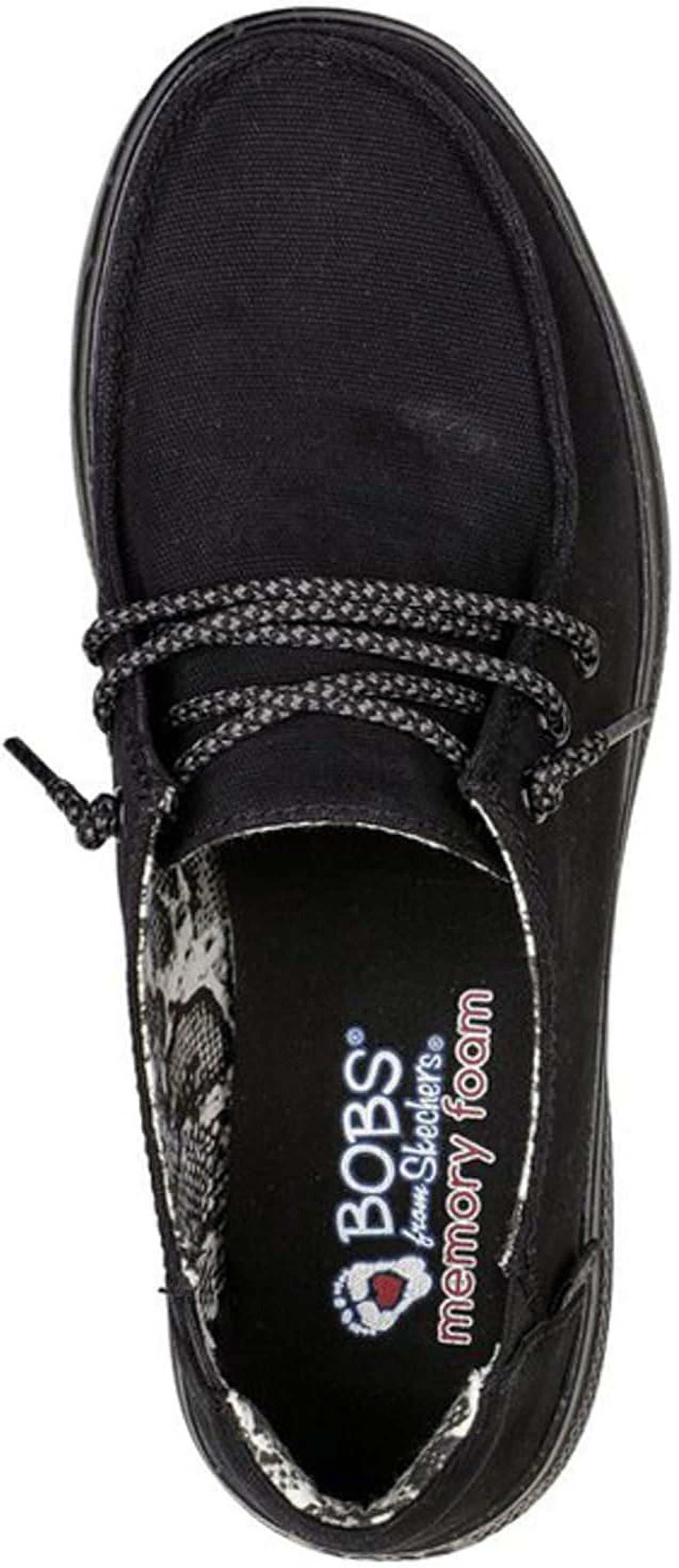 Skechers Women's BOBs Skipper Tide Pool Canvas Wallabee Oxford Shoe