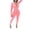 Pink, variant on Lisingtool Long Sleeve Jumpsuit Women's Solid Color Tight Zipper Jumpsuits for Women Dressy Black