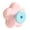 Pink, variant on KGJQ Flower Shape Suction Cup Hook, No-Drill Plastic Cabinet Handles, Rotatable Knob Adjustable Buckle for Kitchen Bathroom