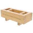 thumbnail image 4 of FELTECHELECTR Molde rectangular de madera de bambú para prensar sushi, kit para hacer sushi, moldes para rodillos de arroz, herramientas para hacer sushi en la cocina, 4 of 5