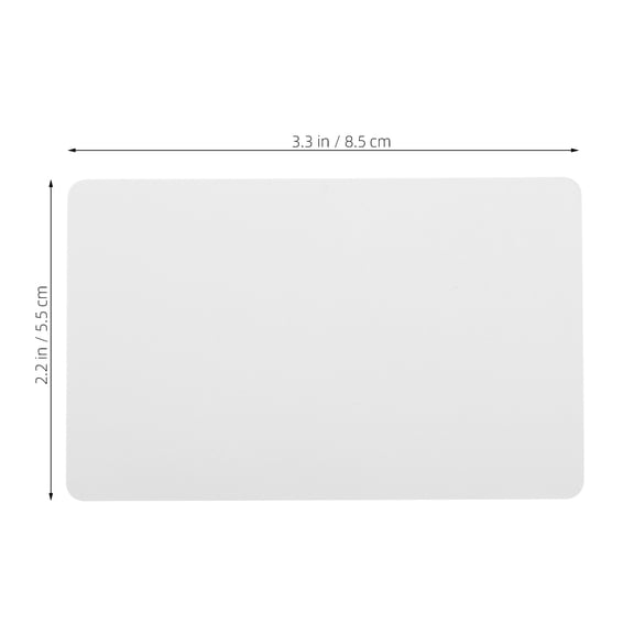 SOPOTUTU Sublimation Cards White PVC Blank Card 20 Pcs