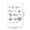 thumbnail image 4 of Cuadros Decorativos 6/8 Uds Animal tatuaje pegatina impermeable medio brazo mariposa flor tatuaje pegatina Wdftyju embutido en tela, 4 of 4