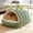 Green, variant on Mrrzels Small Cozy Warm Winter Pet Bed, Indoor Thickened Cotton Durable Semi-enclosed Washable Bed Made of Cotton, Foldable Soft Pussy House for Cats, Dogs and Small Pets, Pink 15.75"x11.81"