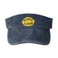 thumbnail image 1 of Delulu-Lemon Empty Top Baseball Sun Cap Navy Blue One Size, 1 of 5