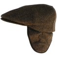 thumbnail image 2 of Headchange Made in USA 100% Wool Ear Flap Ivy Cap Winter Irish Hat Driver Scally Flat Newsboy Gatsby, 2 of 4