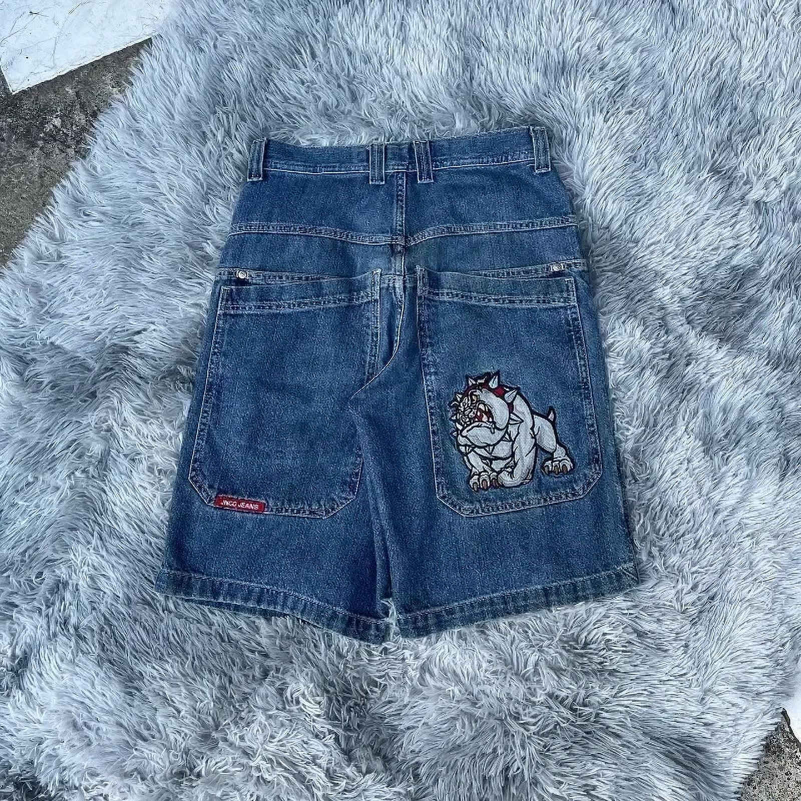 Y2K Stlye JNCO Vintage ShortsPants Harajuku Hip Hop Retro