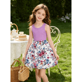 thumbnail image 7 of Lanbubble Girls 2 Piece Dress Set Sleeveless Bubble Dress with Cardigan & Side Pockets for Party Daily Wear Size 5-12Y, 7 of 7