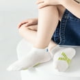 thumbnail image 4 of JUNWELL 5 Pairs/Set Spring/Summer Style Boys‘ Breathable Short Socks With Ear Tabs For Sports (2-3)(3-8)(8-12)(12-16) Years Old, 4 of 7