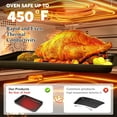thumbnail image 5 of Godance Baking Pans Set, 7-Piece Nonstick Bakeware Sheets Set, Including Cookie Sheet, Deep Roaster Pan, Square Pan, Loaf Pan, Muffin Pan, Carbon Steel Baking Set, Oven Pans for Cooking (Dark Gray), 5 of 8