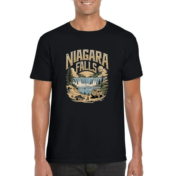 Niagara Falls 2025 Travel Souvenir Scenic Nature Destination Tee, for men & women, up to size 5XL